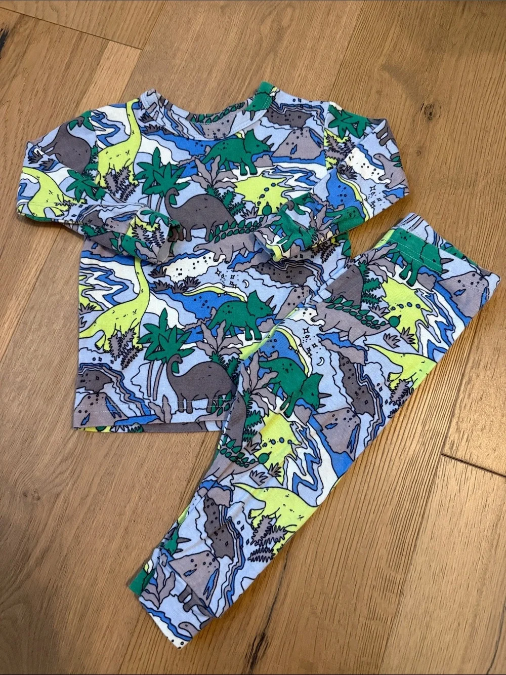 Baby Gap Organic Cotton Baby Dinosaur Pajama Set